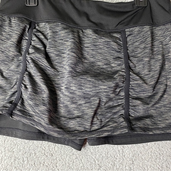 Ideology Womens Skort Tennis Golf Active Workout Run Black  Grey pockets - Picture 4 of 13